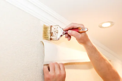 Pose de papier peint à Quelmes — revêtements muraux et toiles de verre